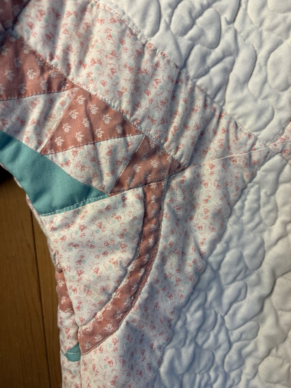 Handmade M/L  Patchwork Quilt Coat Jacket Cottage… - image 15