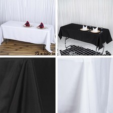 90x132-Inch RECTANGULAR High Quality Polyester Tablecloths Restaurant Catering