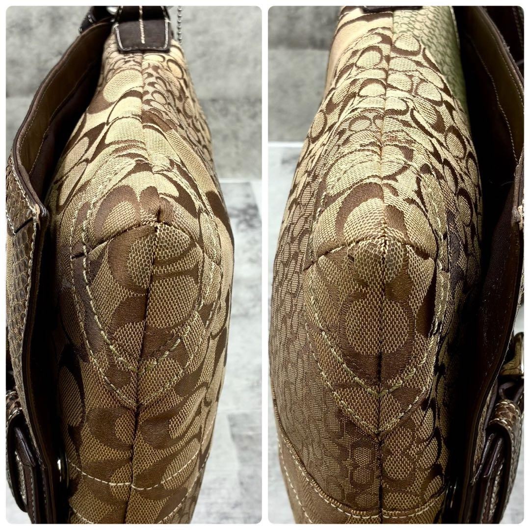 Excellent Condition Coach Patchwork Signature Sho… - image 6
