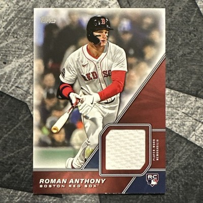 2026 Topps Series 1 Roman Anthony RC Relic Boston Red Sox Player-Worn MLM-RAN