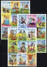 Tanzania 1990 Disney Intl. Literacy Year Scott# 679-681 RARE Imperforate Proof