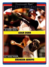 2006 Topps Adam Dunn/Bronson Arroyo Cincinnati Reds #UH297