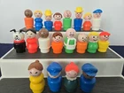Vintage Fisher Price Little People Lot Of 20 Read