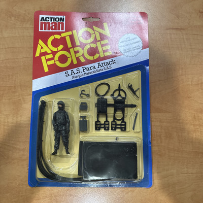 GIJoe Action Force French Card Para Attack