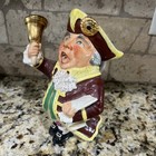 WEDGWOOD AND CO  6”TOBY MUG THE TOWN CRIER OR BELL RINGER WITH RARE STICKER — photo 2