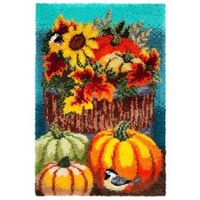 Herrschners  Autumn Abundance Latch Hook Kit