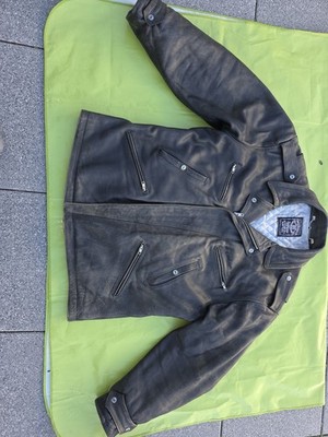 Hein Gericke Vintage Motorrad  Lederjacke fifty nine club Rarität! Gr.XL Schwarz