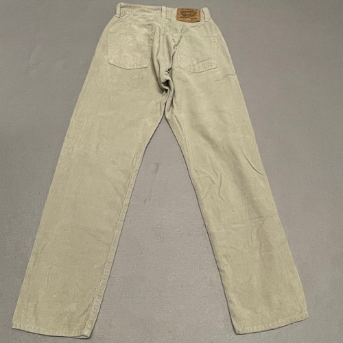 Pantalone Levis Velluto a coste Uomo W26 L30 Biege 517 Vinatge Made in Italy - Foto 2 di 14