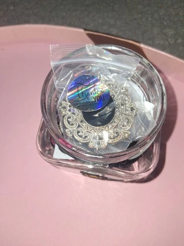 Decorative Glass Mystery Jewelry Jar With Earrings
