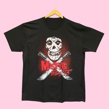 The Misfits Friday the 13th Jason Voorhees Horror Punk Rock Band Tee XL