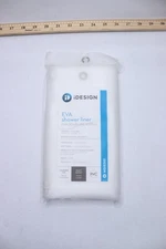 interDesign EVA Shower Curtain Liner in Clear/Frost