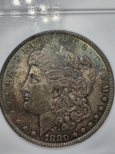 1880 $1 Morgan Dollar NGC MS63 Toned