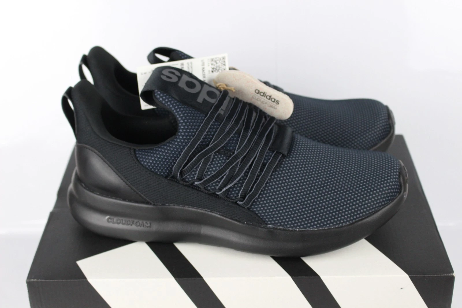 Adidas Men's Lite Racer Adapt 7.0 Wide Shoes Core Black / Grey Six / Core Black