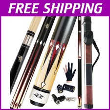 2-Pc Pool Cue Set  Hard Case