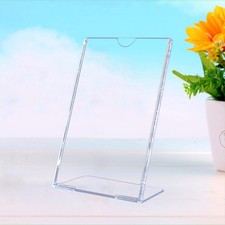 6 Pcs Table Top Sign Holder Vertical Tabletop Menu Display Shape Stand Slanted