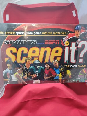 ESPN SPORTS SCENE IT? THE DVD GAME New Open Box Cards Sealed COMPLETE W DVD