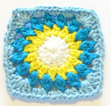 3)  MATTONELLE UNCINETTO/CROCHET BORSE-GIACCA-COPERTA-PIZZO (5.5CM*5,5CM) COTONE