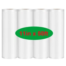 11"x50' Vacuum Sealer Bags Food Saver Sealing Machine Kitchen Storage Bag 4 Mil