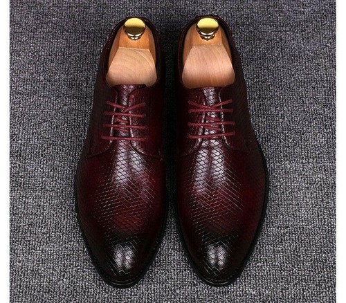 Alligator Leather Mens Formal Lace 