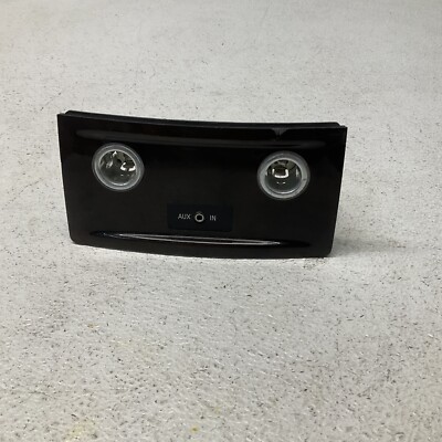 2007 - 2010 BMW E60 E61 5-SERIES CENTER CONSOLE WOOD GRAIN PANEL AUX 6951150-04*
