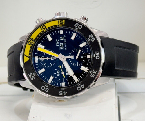 IWC Aquatimer Steel Chronograph IW376709 Watch Box/Papers NO RESERVE AUCTION!