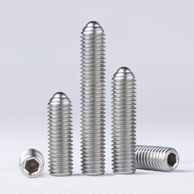M3 - M16 Grub Screws Hex Socket Head Spring Ball Plunger Screws Stainless Steel