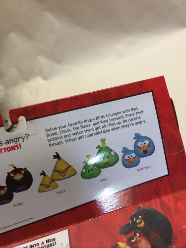 New Angry Birds Game 5 Pack Red, Bomb, Chuck, Blue Bird & King Leonard A8 - Picture 4 of 4