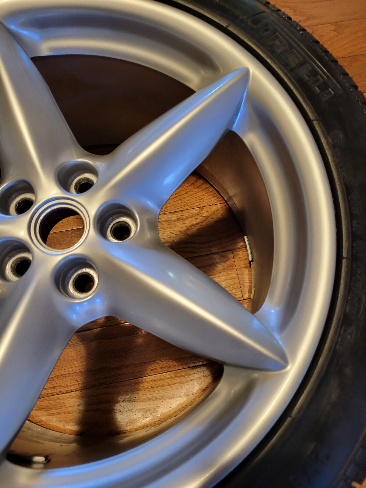 Genuine Ferrari 360 Modena, Spider Rear Rim Wheel 10J X 18, Part # 164175