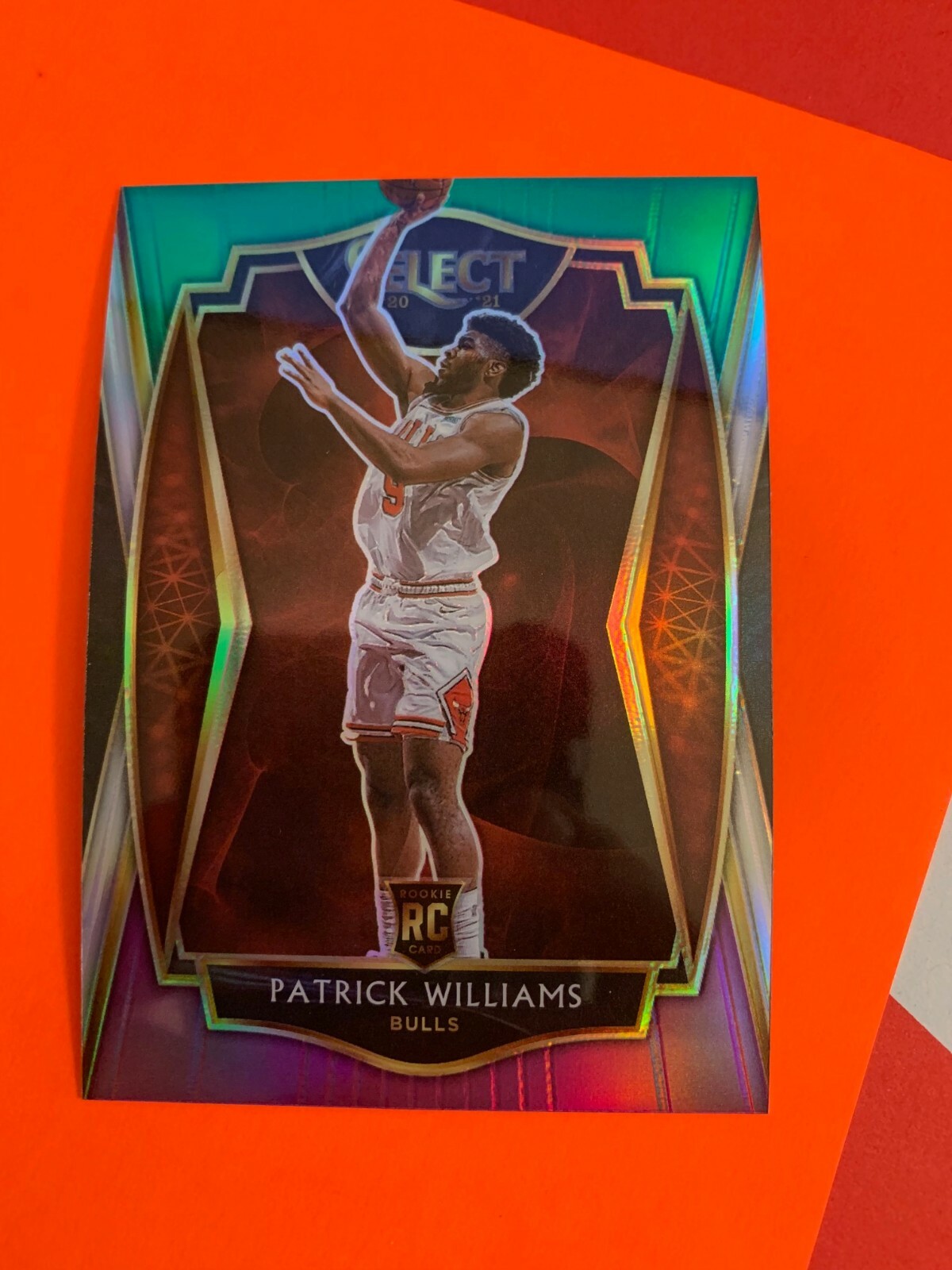 2020-21 PANINI SELECT TRI COLOR SP PATRICK WILLIAMS ROOKIE CARD ~ #185 PREMIER L
