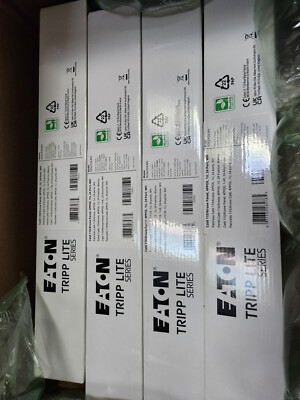 (4) Eaton Tripp Lite 24-Port Cat6 Patch Panels 110/Krone 1U Rack-Mount