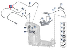 NEW BMW X1 F48 EXHAUST TEMPERATURE SENSOR 13628570121 8570121