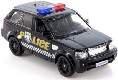 5 inch Land Rover Range Rover Sport Police Truck 1/36 Scale Diecast Metal Model