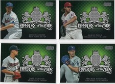 2020 TOPPS STADIUM CLUB BASEBALL EMPERORS OF THE ZONE LOT OF (4) DEGROM BUEHLER+