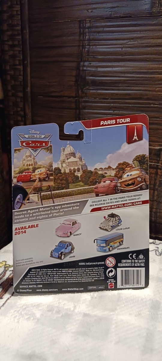 オールドディズニーCARS Paris Disney Pixar Cars London Race 7-Car Gift Pack Chauncy Fares