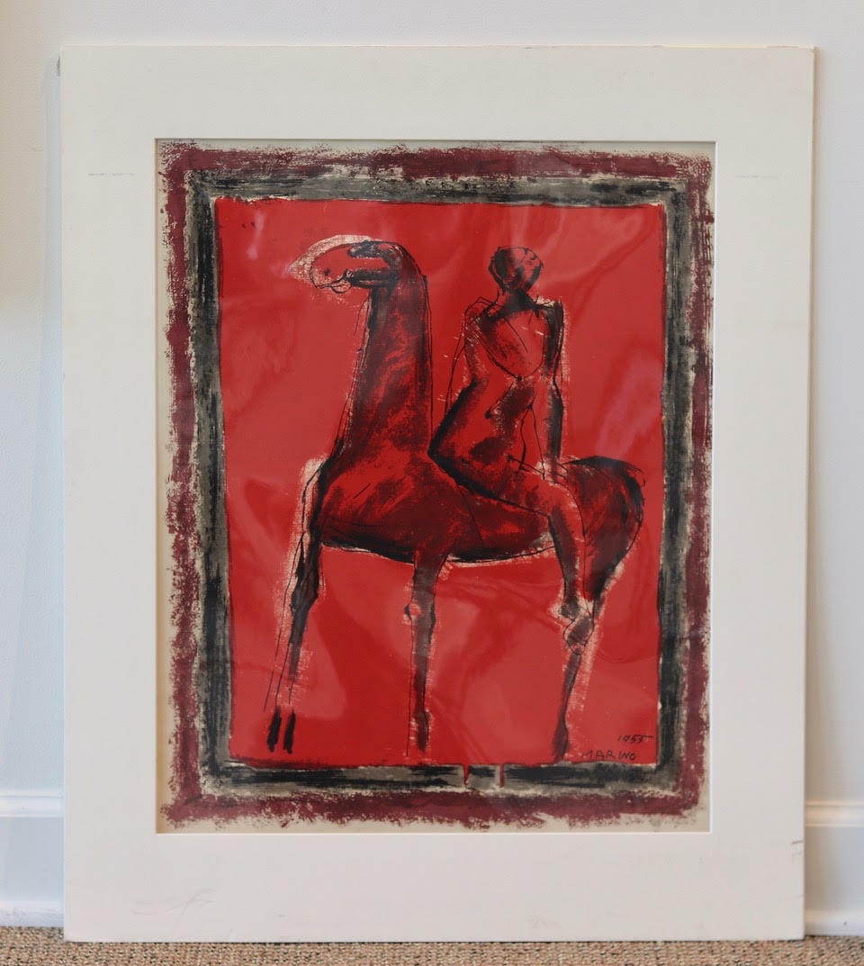 Marino Marini、cavalier rouge、希少画集画、新品額装付 Marino Marini、cavalier rouge、希少画集画、新品額装付 - メルカリ