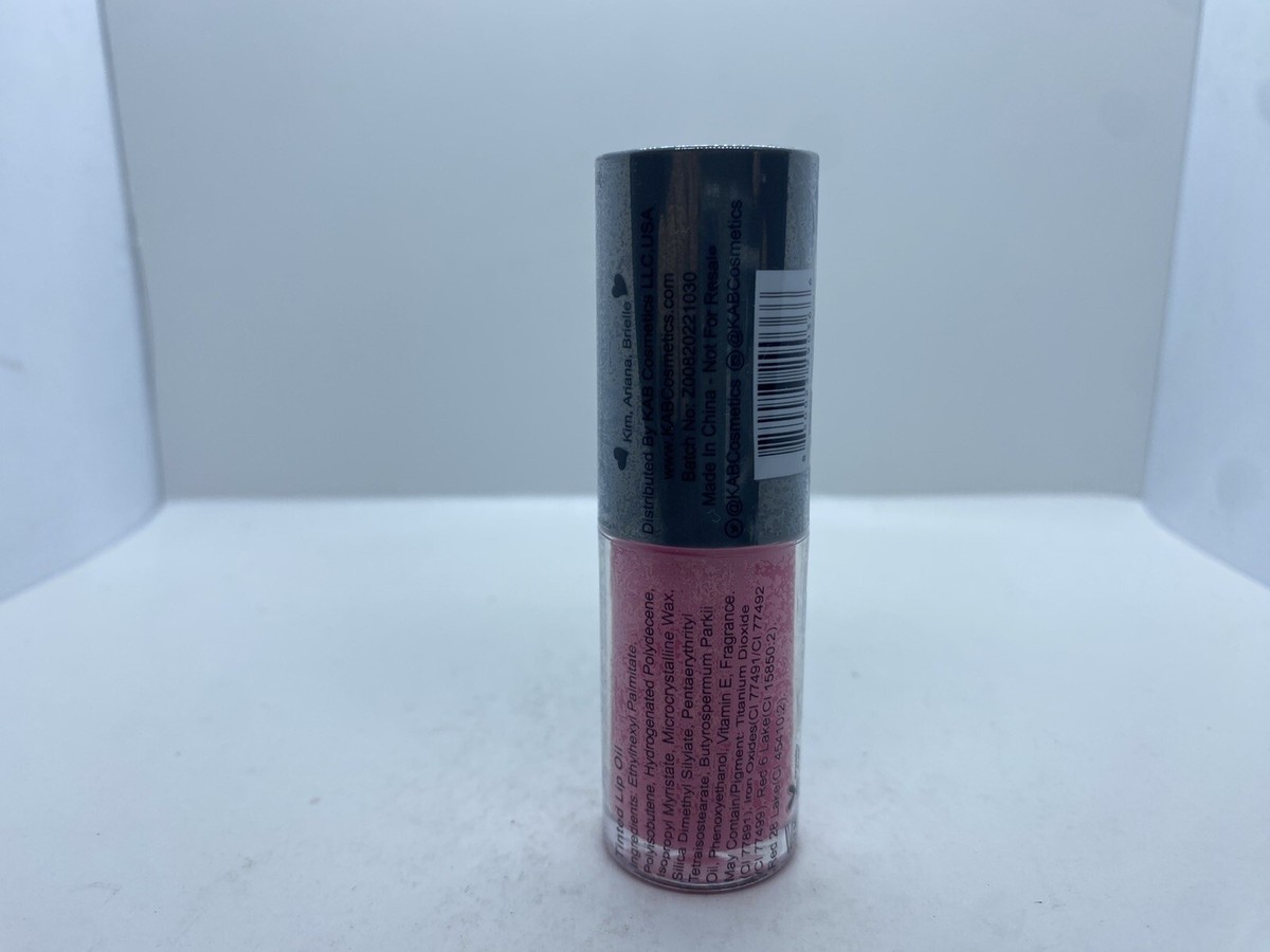 KAB Cosmetics Tinted Lip Oil Good Vibrations 0.13 Oz Without Box KAB Cosmetics Tinted Lip Oil Good Vibrations 0.13 Oz Without Box