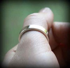 Hammered Band Ring 925 Sterling Silver Thick Heavy Band 8mm Wide Ring All size