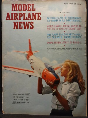Model Airplane News Magazine Issue April 1962