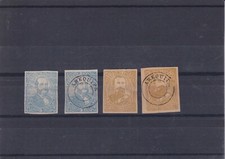 PERU 1885 AREQUIPA LOCAL ISSUE MI 44,45 I & II MINT