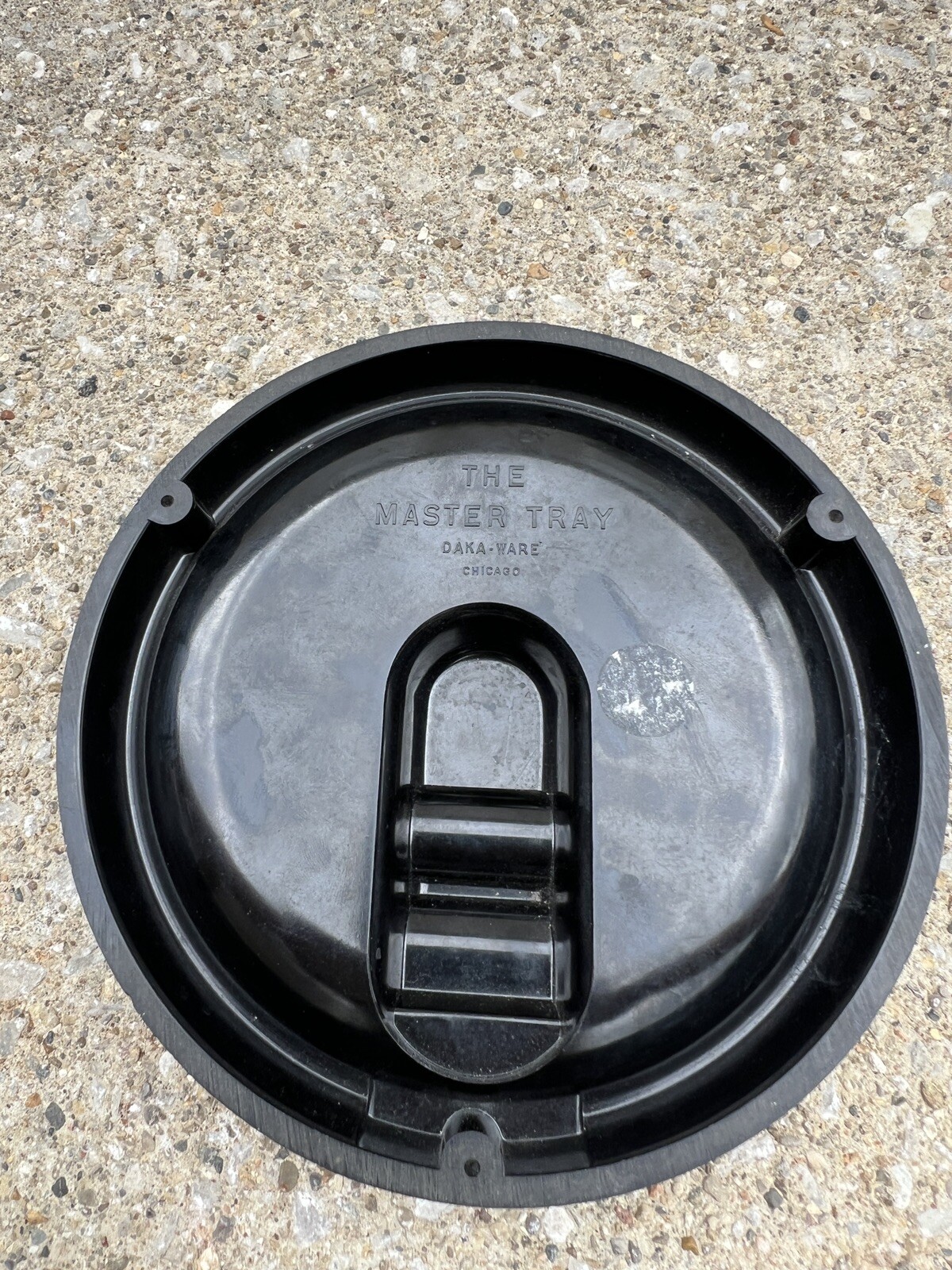 Vtg Daka-Ware “The Master Tray” Rotary International Bakelite Ashtray Chicago