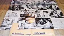 30 MINUTES DE SURSIS ! sidney poitier anne bancroft  jeu 16 lobby cards 1965