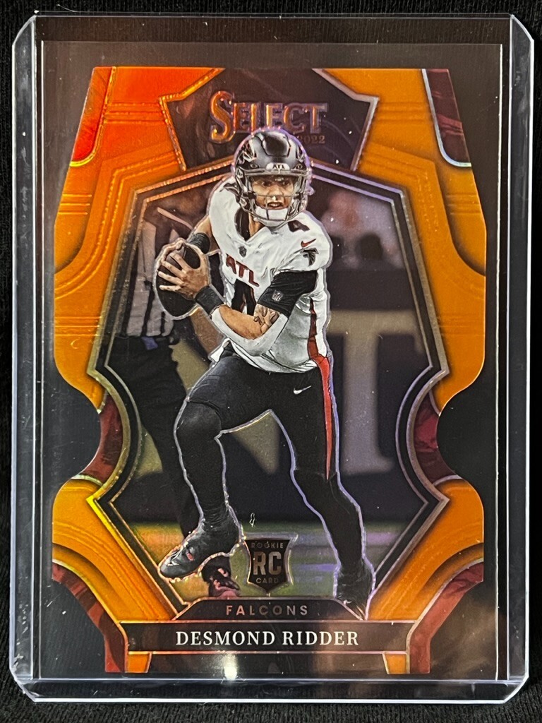 2022 Select Premier Level Orange Prizm Die-Cut #104 Desmond Ridder 197/199