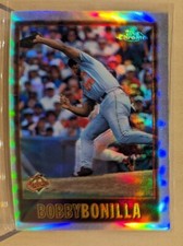 1997 Topps Chrome SILVER REFRACTOR #127 Bobby Bonilla RARE ICONIC PARALLEL