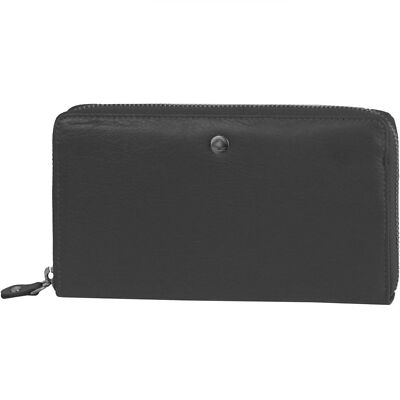 Greenburry Spongy Geldbörse Leder 19cm #16931 (schwarz)