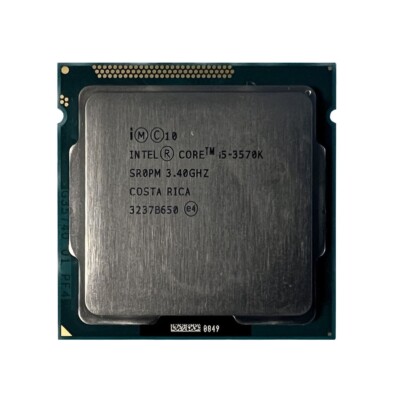 Intel Core i5-3570K 3.4 GHz Quad-Core (BX80637I53570K) Processor
