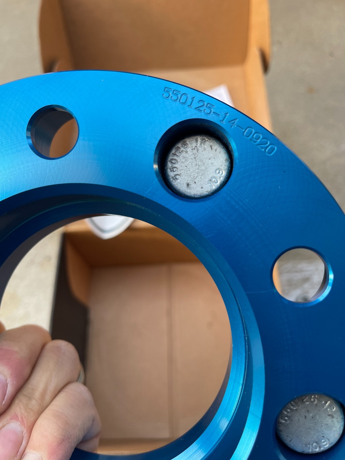 1 Spidertrax Wheel Spacer WHS023 1.25" thick, 5 on 150mm bolt circle 6061T6 Al