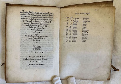 TRATTATO DI PIERO VETTORI DELLE LODI COLTIVAZIONE DE GL'ULIVI ULIVO OLIVO 1574 - Imagen 5 de 6