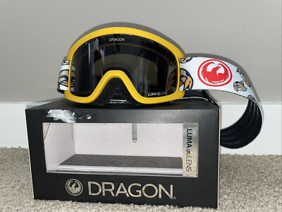 Dragon Lil D Kid Goggle Yellow Koi Fish/ Lumalens Dark Smoke