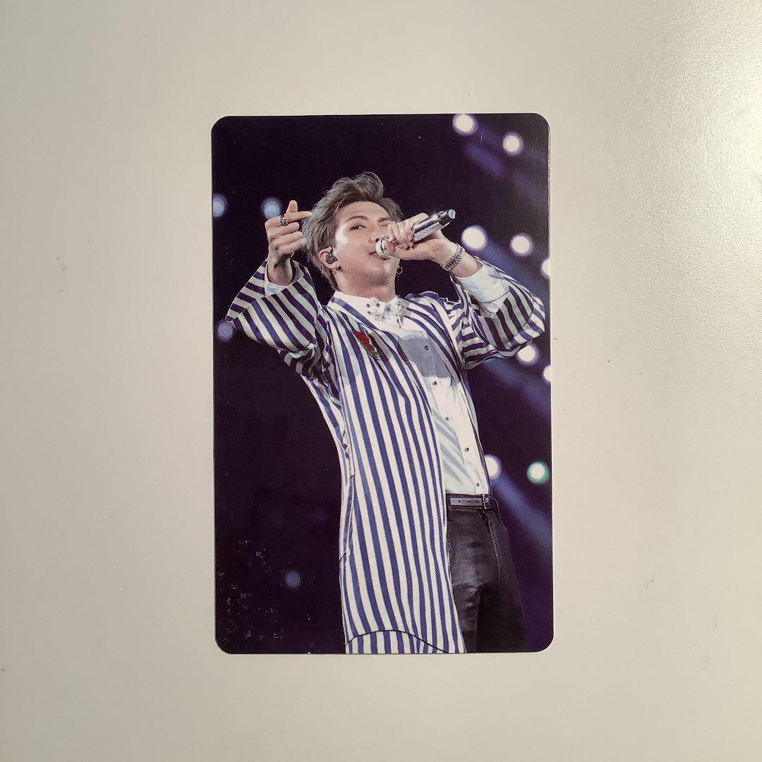 BTS Love Yourself LYS New York NY blu-ray ver. official photocard PC only RM