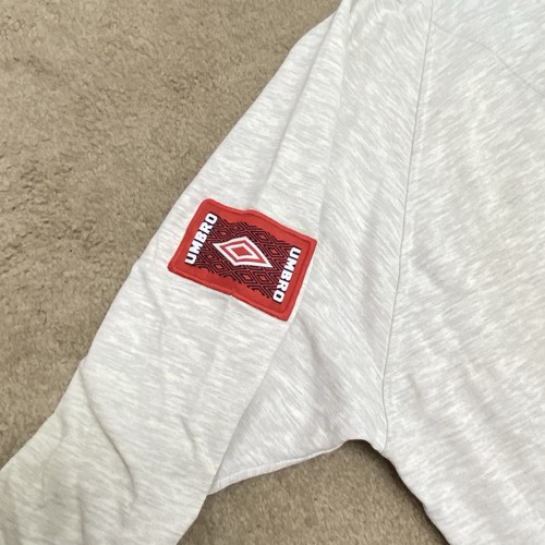 Vintage 90s Umbro Sweatshirt Men’s Large 1/4 Zip Drill Top Football Blokecore - Bild 14 von 24